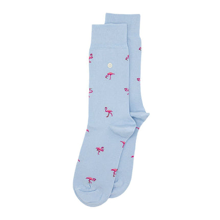 Alfredo Gonzales Flamingos Light Blue