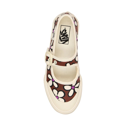 Vans Mary Jane Painted Floral Bronze