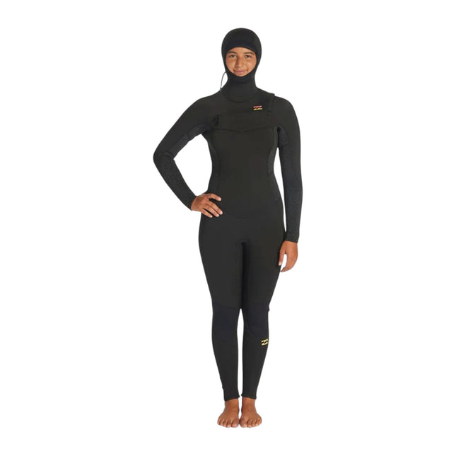 Billabong Women Synergy 5/4 Hooded Front Zip (Kyh6)