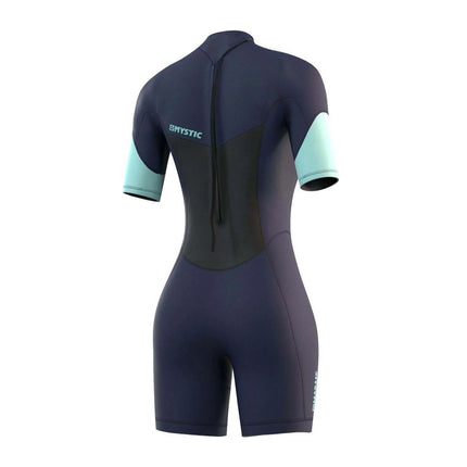 Mystic Brand Women Shorty 3/2mm Back zip Flatlock