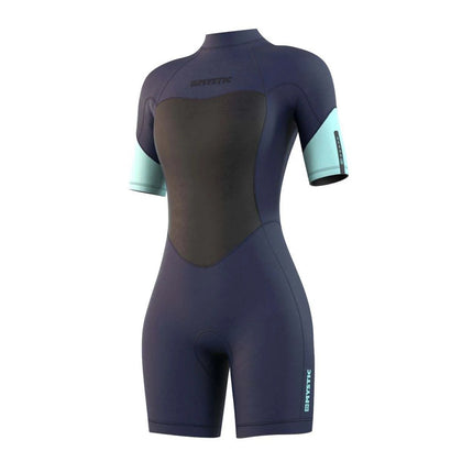 Mystic Brand Women Shorty 3/2mm Back zip Flatlock