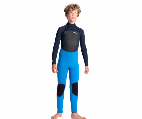 C-Skins Junior Legend 5/4/3 Back Zip Steamer Cyan Slate Multi – Natural High Surfshop