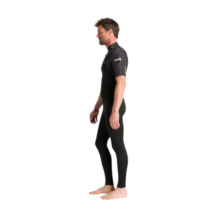 C-Skins NuWave Men Session Lite 2/2 Front Zip Short Arm Black Meteor