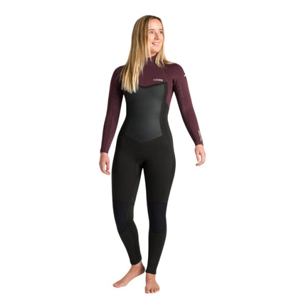 C-Skins NuWave Surflite 5/4/3 Womens Back Zip Steamer