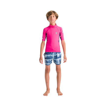 C-Skins Nuwave Rash X Kids Short Sleeve Lipstick