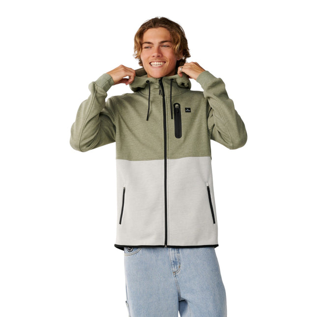 Rip Curl Departed Bonded Zip Green