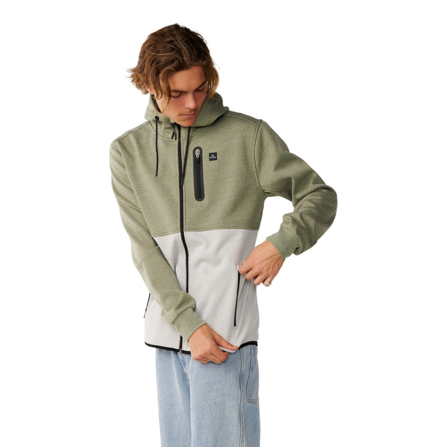 Rip Curl Departed Bonded Zip Green