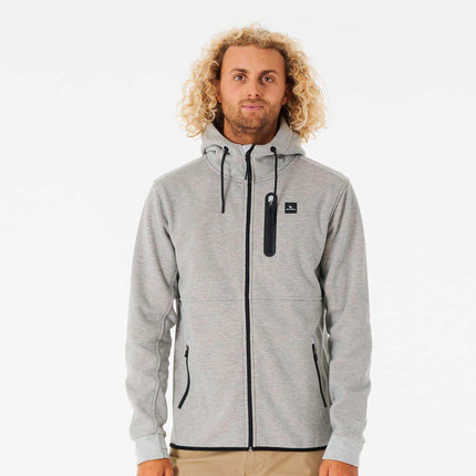 Rip Curl Anti Series Departed Zip Thr Grey