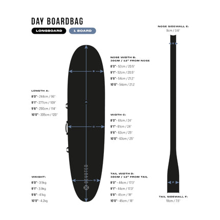 Devoted Longboard 8 mm Day Bag