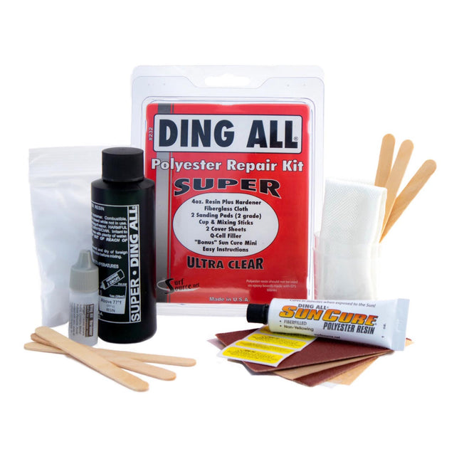 Ding All Super Polyester Repair Kit