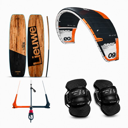 F-one Bandit TEC + Lieuwe Awesome Kitesurf set