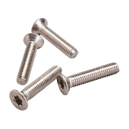 F-one M6-25mm tapered head screws (A4 - T30 torx) x4