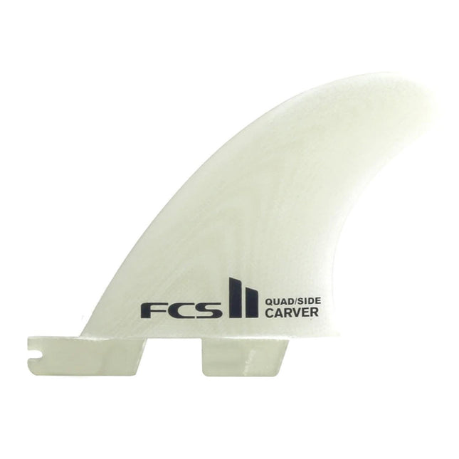 FCS ll Carver Performance Glass Quad Rear Side Byte Fins