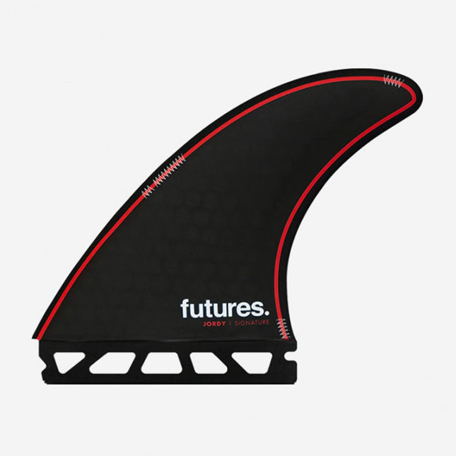 Futures Jordy Honeycomb Thruster Fins Black Red