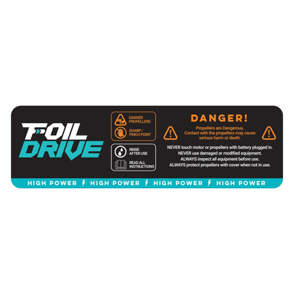 Foil Drive High Power Motor Protection Sticker