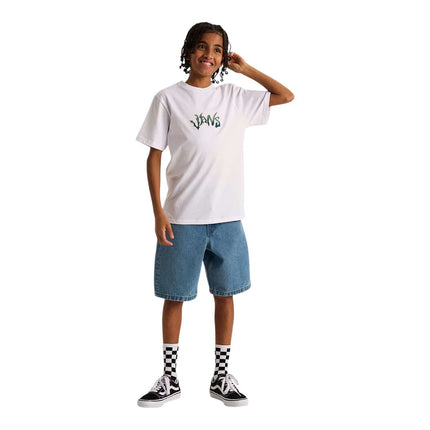 Vans Check-5 Baggy Denim Short Boys Blue