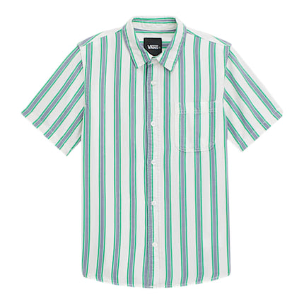 Vans Lawson Stripe Shirt Green/White Boy