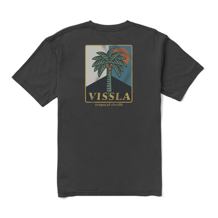 Vissla Tropical Thrills Premium Organic PKT Tee-BLK