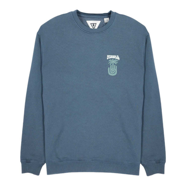 Vissla Aquemini Crew Neck Washed Fleece Blue