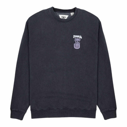 Vissla Aquemini Crew Neck Washed Fleece Black