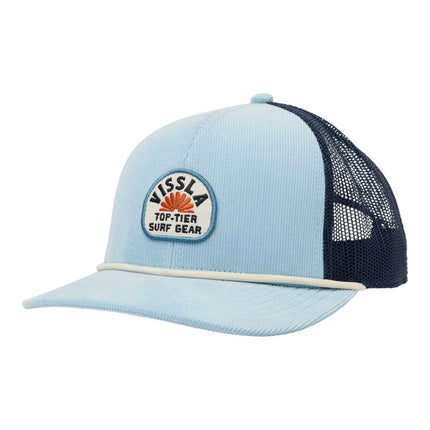 Vissla West Winds Trucker Hat Faded Denim