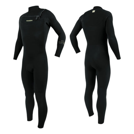 Manera Classic Front Zip 3/2 Black