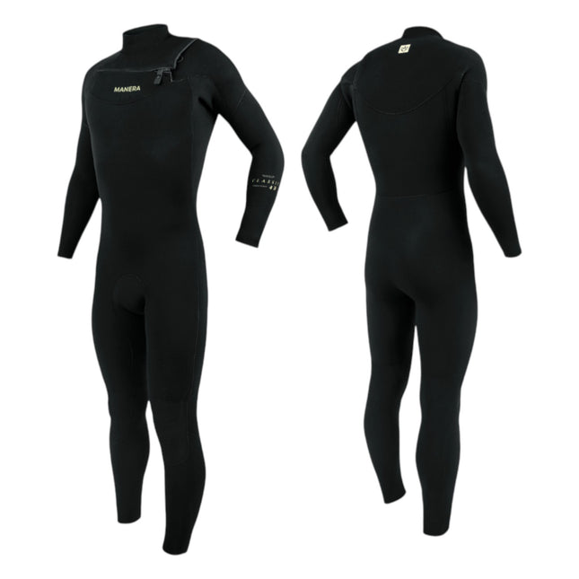 Manera Classic Front Zip 4/3 Black