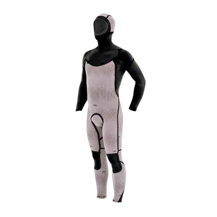 Manera Magma Hooded Men 6/4 Front Zip Black