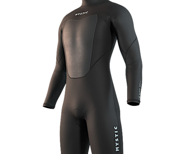 Mystic Brand 3/2 Back Zip Longarm Shorty Flatlock Black – Natural High Surfshop