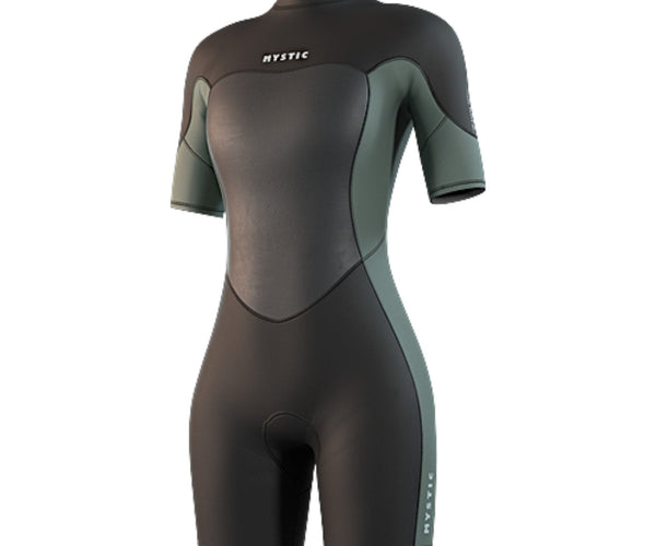Mystic Brand 3/2 Back Zip Shorty Flatlock Women – Natural High Surfshop
