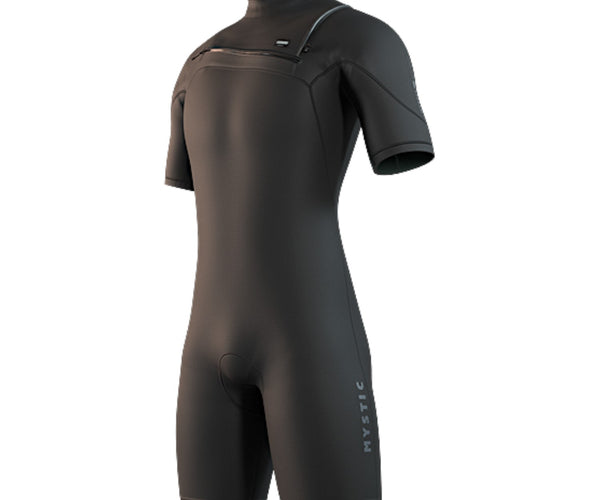 Mystic Motion 3/2 Front Zip Shorty Black – Natural High Surfshop
