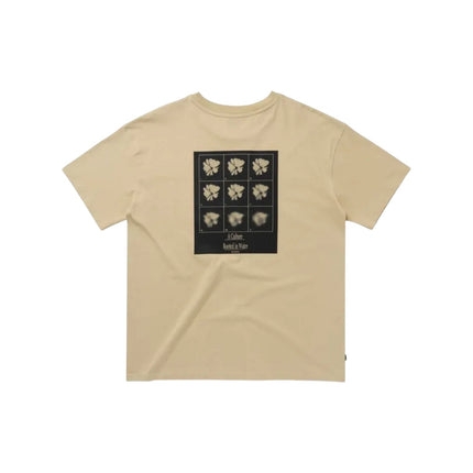 Mystic Pansy Tee Pale Khaki