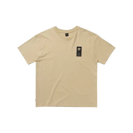 Mystic Pansy Tee Pale Khaki