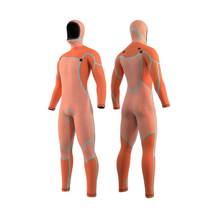 Mystic Voltt 6/4/3 Hood Front Zip Fullsuit Black