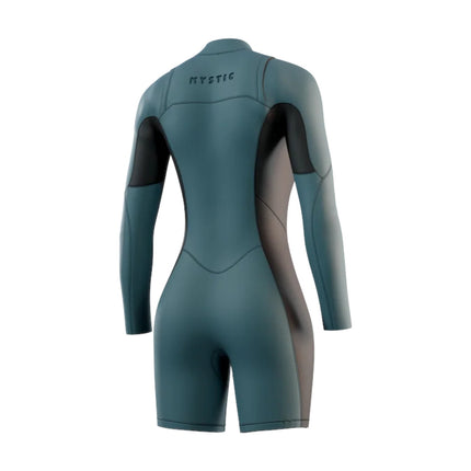 Mystic Women Haven Longarm Shorty 3/2 Double Front Zip