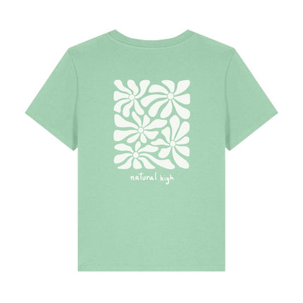 Natural High Floral Muser Tee Misty Jade