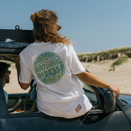 Natural High Icon Logo Tee Off White