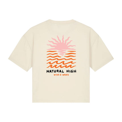 Natural High Sunset Crop Tee