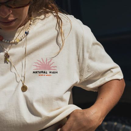 Natural High Sunset Crop Tee