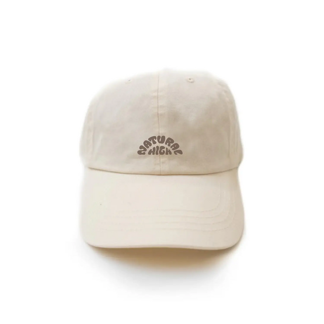 Natural High Arched Logo Cap Natural