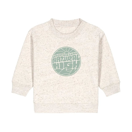 Natural High Icon Logo Crew Baby Eco Heather