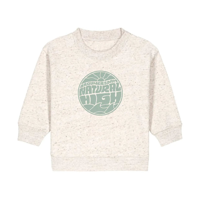 Natural High Icon Logo Crew Baby Eco Heather