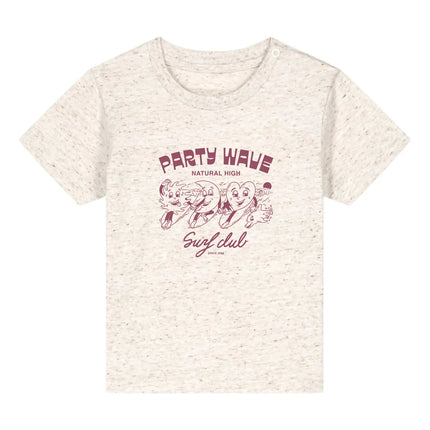 Natural High Party Wave Tee Baby Eco Heather