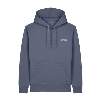 Natural High Stoke Logo Hood Blue Grey