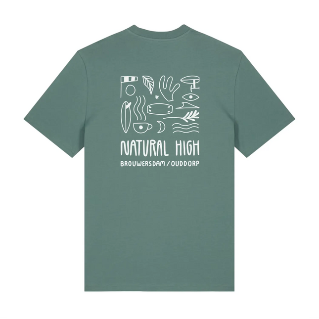 Natural High Stoke Logo Tee Green Bay