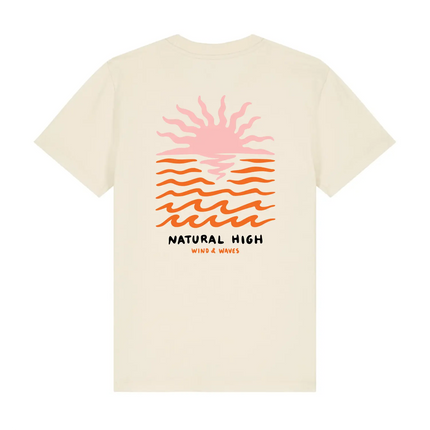 Natural High Sunset Tee Mini Natural Raw