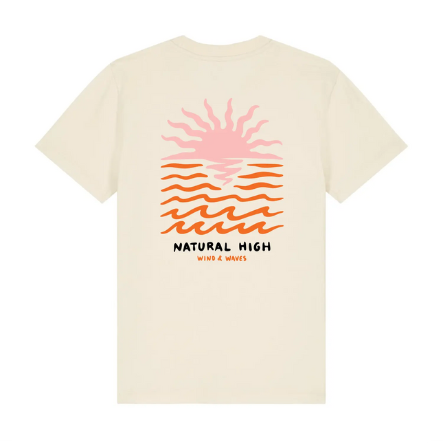 Natural High Sunset Tee Mini Natural Raw