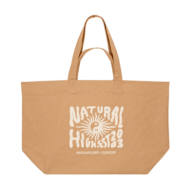 Natural High Ying & Yang Tote Latte