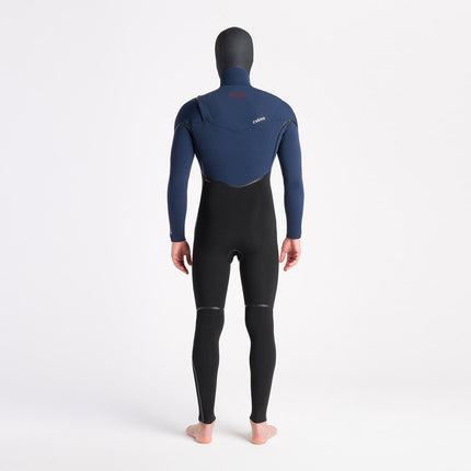 C-Skins NuWave Wired 5/4 Men LQS Hooded Steamer Black Bluestone