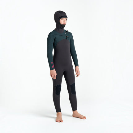 C-Skins NuWave Session 5/4/3 Junior GBS Front Zip Hooded Steamer